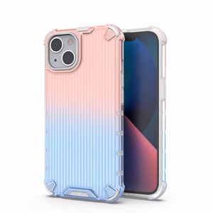 Ombre Protect dėklas iPhone 13 rožinė ir mėlyna šarvuotas dėklas