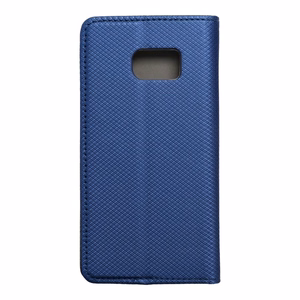 Išmanus dėklas (m) knygos tipo SAMSUNG S7 (G930) tamsiai mėlynas