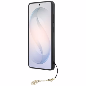 GUESS dėklas for SAMSUNG S26 Ultra GUHMS26LGF4GBR (PU 4G Classic Logo with Charm) rudas