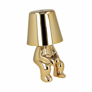 Naktinė lempa Golden Man dizainas L