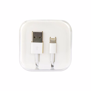 Kabelis USB A į Lightning 1A HD4 BOX 1 m baltas