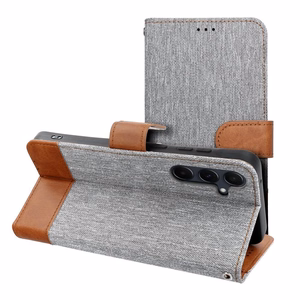 JEANS knyga Xiaomi Redmi Note 14 4G (GLOBAL - 163,25mm x 76,55mm x 8,16mm) pilka