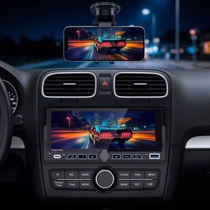 Kruger&Matz KM2017 1DIN CarPlay/AndroidAuto automobilio radijas