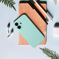 Silicone Lite dėklas telefonui iPhone 17 mentolinis