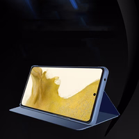 Dėklas telefonui Clear View Case Samsung Galaxy S23 dėklas su atvartu juodas