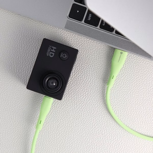 Kabelis FORCELL F-ENERGY C351 USB A į Micro USB QC3.0 2,4A 18W Silikoninis 1 m žalias (m)