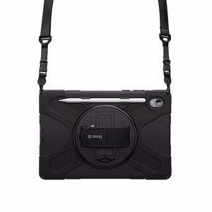 Crong Defender Plus – Rugged dėklas Samsung Galaxy Tab S11 11” (juodas)