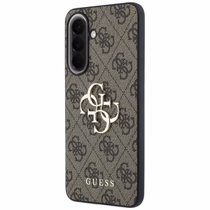 Guess dėklas Samsung Galaxy A57 (4G Big Metal Logo) rudas