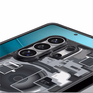 Spigen Ultra Hybrid Mag MagSafe Dėklas for Samsung Galaxy S26 Ultra Zero One - Clear juodas