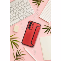 RAZOR knygos tipo dėklas telefonui SAMSUNG A12 / M12 raudonas