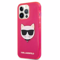 KARL LAGERFELD KLHCP13LCHTRP IPHONE 13 PRO / 13 6.1 "rožinis / rožinis dėklas GLITTER CHOUPETTE FLUO