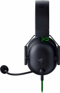 Razer Blackshark V2 X ausinės laidinės ant galvos žaidimų juodos, žalios