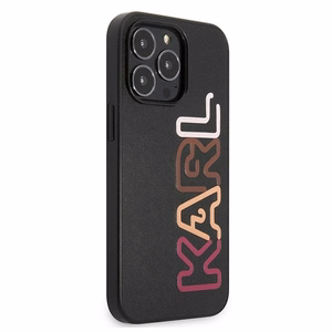 Dėklas telefonui Karl Lagerfeld Multipink Brand iPhone 13 Pro / iPhone 13 - juodas