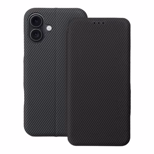 FOLIO Šoninis magnetinis knygos dėklas IPHONE 16 PLUS pilkas