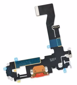 Lanksčioji jungtis skirta iPhone 12 įkrovimo kontaktų, su mikrofonu Red ORG