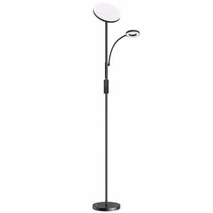 Dviguba grindų lempa su pultu BlitzWill BWL-FL-0001, 36W (juoda)