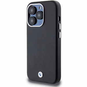 BMW parašas apvyniotas metalinis magnetinis dėklas telefonui iPhone 14 Pro Max - juodas
