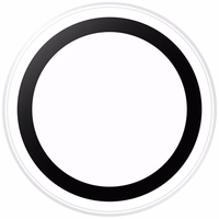 "PanzerGlass Hoops" grūdinto stiklo kameros ekrano apsauga "iPhone Air" - juoda