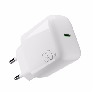Puro PROLITE 30W sieninis įkroviklis USB-C - baltas