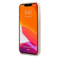 Karl Lagerfeld Glitter Karl's & Choupette Head Dėklas iPhone 13 mini - auksinis