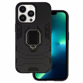 Ring Armor dėklas telefonui Iphone 13 Pro Max juodas