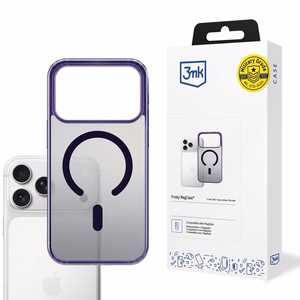 3mk Frosty MagCase dėklas iPhone 17 Pro Max – violetinis