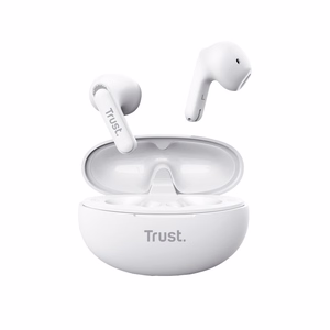 Trust Yavi Bluetooth TWS belaidės į ausis įdedamos ausinės su ENC, baltos