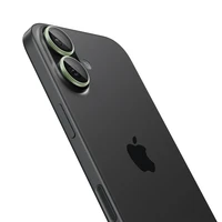 Spigen Optik Pro GLAS.TR „EZ FIT“ kameros dangtelis 2 dalių rinkinys iPhone 16 / 16 Plus / 17 - žalias