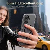 Tech-Protect MagSlim Magnetinis dėklas telefonui iPhone 17 - matinė juoda