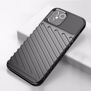 THUNDER dėklas telefonui IPHONE 15 Pro juodas