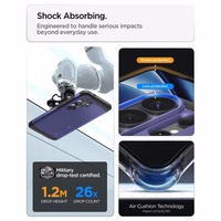 SPIGEN dėklas TOUGH ARMOR, suderinamas su MagSafe, skirtas SAMSUNG S26 Ultra ash violet