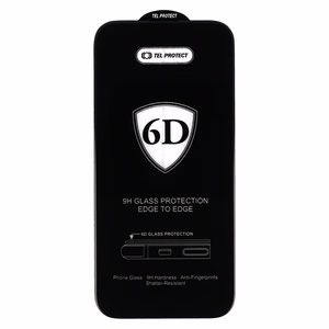 Tel Protect Full Glue 6D Tempered Glass for IPHONE SE 2020/SE 2022 BLACK