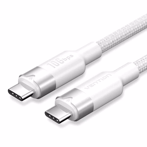 Vention USB 3.2 5A 10 Gb/s 1 m baltas USB-C į USB-C laidas