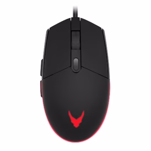 Pelė VARR Gaming optinė + kilimėlis (295x210x2mm) juoda