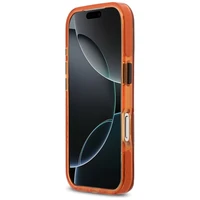 BMW M IML Shockproof Metal Logos MagSafe Case for iPhone 17 Pro Max - Pro Orange