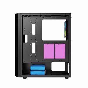 Gembird CCC-FC-400X Fornax 400X Gaming ARGB juodas kompiuterio korpusas