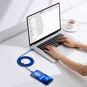 USB laidas Baseus Crystal Shine mBlue Type-C / Lightning 200cm (iki 20W)