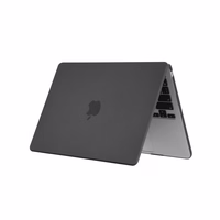 Tech-Protect SmartShell dėklas MacBook Air 13" M2 / M3 / 2022-2024 - matinė juoda