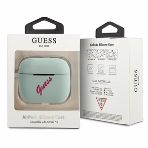 AirPods Pro dėklas Guess GUACAPLSVSBF mėlynas rožinis/mėlynas rožinis Silikon Vintage