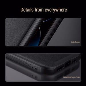 Nillkin CamShield S odinis dėklas telefonui Iphone 14 Pro juodas