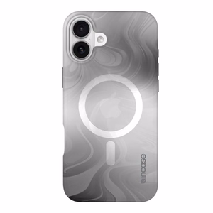 Incase Halo Case dėklas su MagSafe, skirtas iPhone 16 Plus, „Oil Slick Smoke“ spalvos