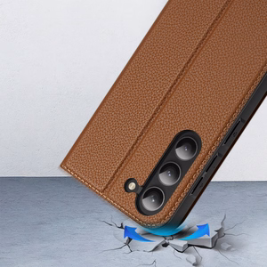 Dėklas Dux Ducis Skin X2 Samsung S916 S23 Plus 5G rudas