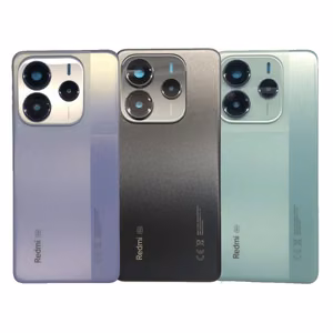 Galinis dangtelis suderinamas su Xiaomi Redmi Note 14 5G juodas (su kameros objektyvu) OEM