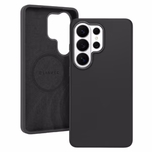 Liavec Silky Case with Metal Camera Frame for Samsung Galaxy S26 Ultra black