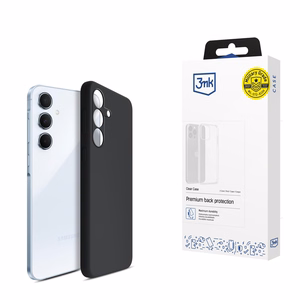 3mk silikoninis dėklas telefonui Samsung Galaxy A55 5G - juodas