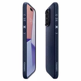 Spigen Liquid Air dėklas telefonui iPhone 15 Pro Max - mėlynas