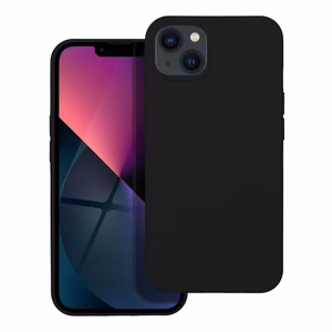 Чехол для iPhone 13 силиконовый черный