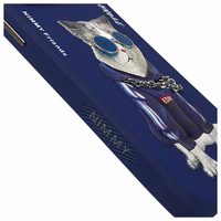 Nimmy Akiniai Kietas Katinas dėklas telefonui iPhone 15 Pro - mėlynas