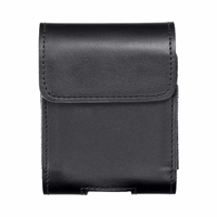 ROYAL universalus horizontalus odinis diržo dėklas dydis V SAMSUNG FLIP 1 / 2 / 3 / 4 / HUAWEI P50 Pocket / MOTOROLA RAZR 5G juodas