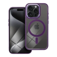COLOR EDGE MAG COVER dėklas telefonui suderinamas su Magnetiniu IPHONE 15 Pro violetinė